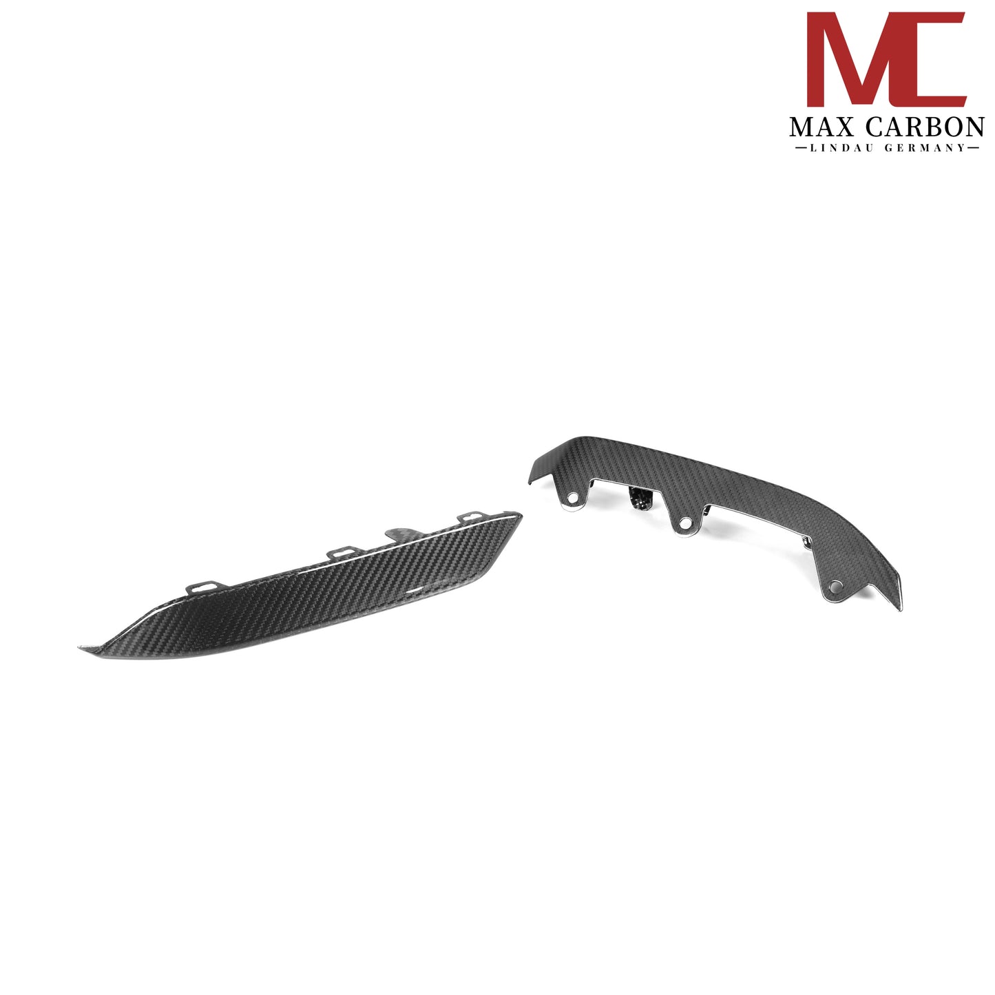 MAX CARBON Dry Carbon Frontlippe Flaps Ersatz für BMW M8 F91 F92 F93
