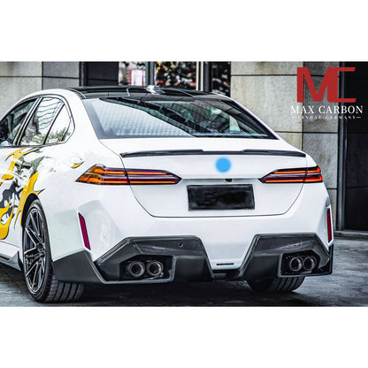 Diffuseur arrière en carbone sec MAX CARBON adapté à la BMW M5 G90 G99