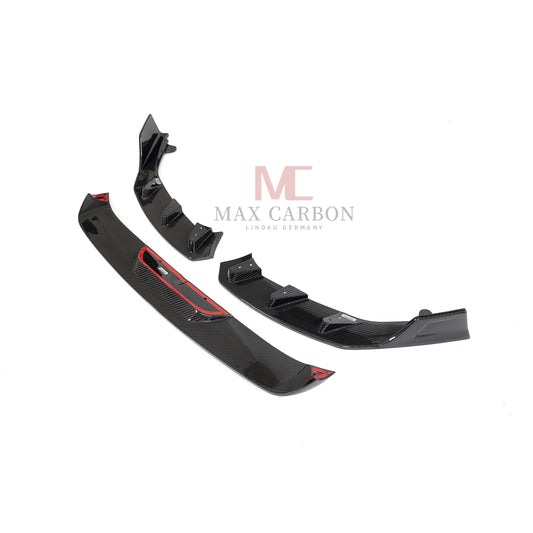 MC Dry Carbon Prepreg Frontaufsatz Frontlippe 3 Teile Satz passt für BMW M2 G87 inkl. LCI