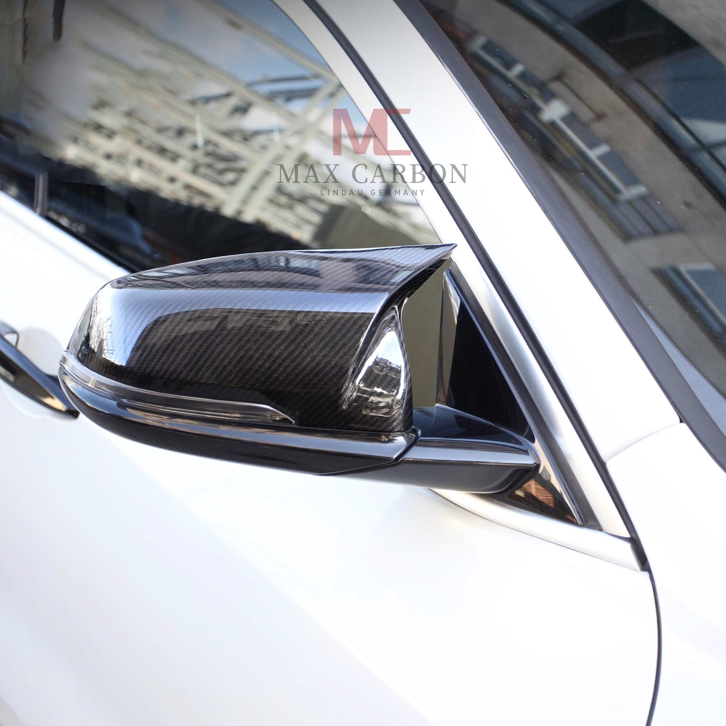 MAX CARBON Performance Sport Spiegelkappen mirror Cover Ersatz für BMW F40 F44 F45 F46 F48 F39 G29