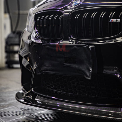 MAX CARBON Dry Carbon Prepreg Performance Frontlippe Ersatz passend für BMW M3 F80 M4 F82 F83 GT4