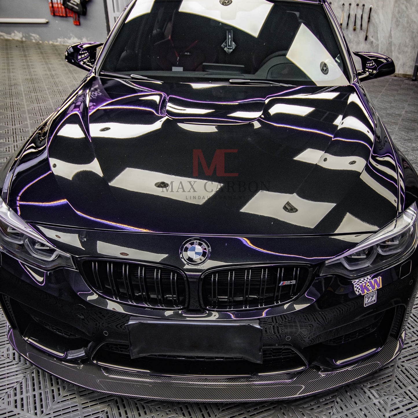 MAX CARBON Dry Carbon Prepreg Performance Frontlippe Ersatz passend für BMW M3 F80 M4 F82 F83 GT4