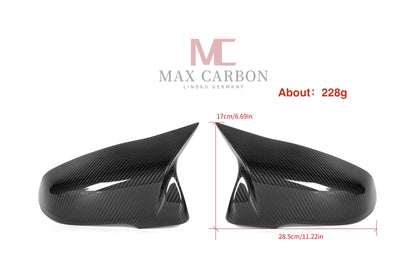MAX CARBON Performance Sport Spiegelkappen mirror Cover Ersatz für BMW F40 F44 F45 F46 F48 F39 G29