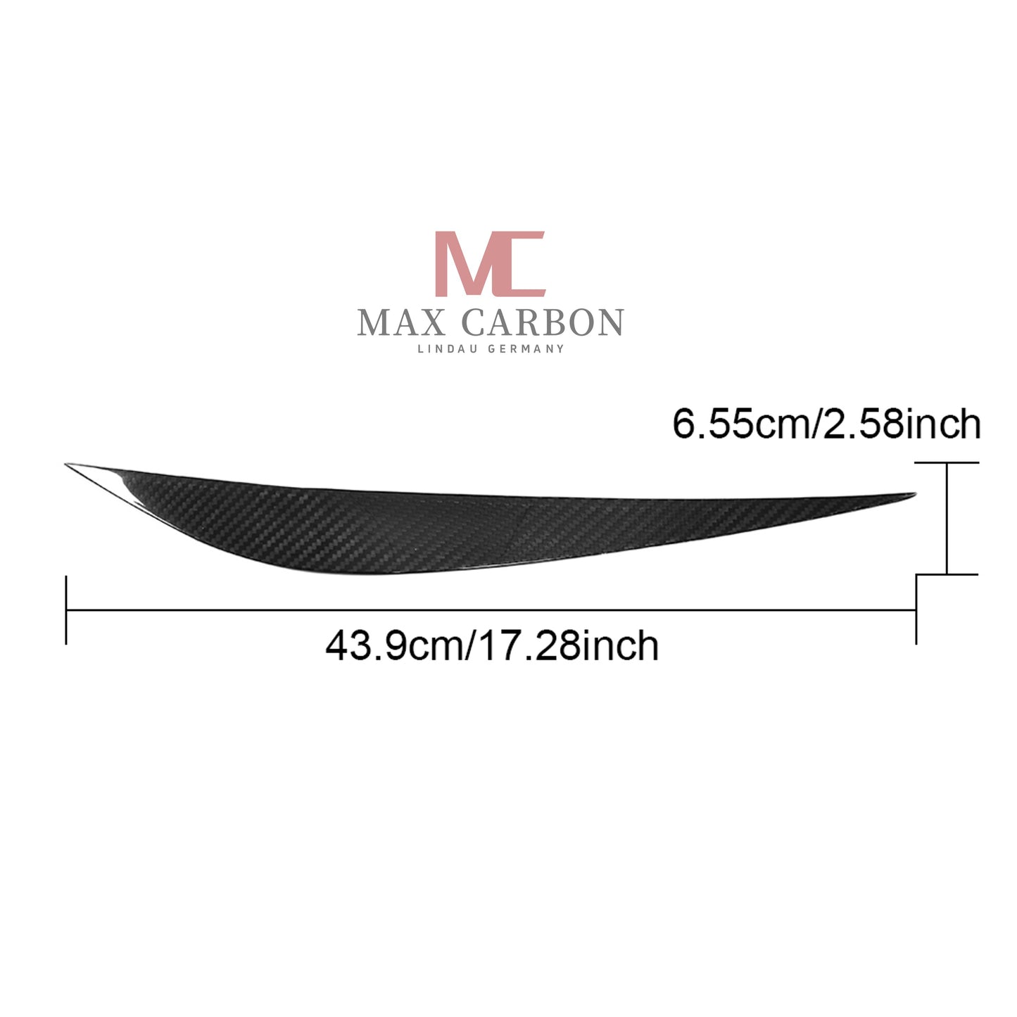 MAX CARBON DRY CARBON Prepreg Scheinwerfer-Augenlider passt für BMW M3 F80 M4 F82 F83 4er F32 F33 F36