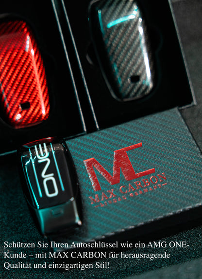 MAX CARBON Premium key cover case suitable for Mercedes Benz ABCES CLE GLE GLS EQE EQS AMG GT SL 