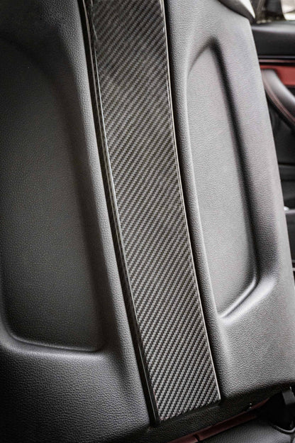 MAX CARBON Dry Carbon Prepreg Sitz Abdeckung Cover passend für BMW M2 Competition F87 M3 F80 M4 F82 F83