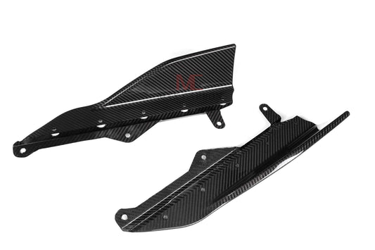 MAX CARBON Performance Echt Karbon Dry Carbon Prepreg Seiten Flaps für BMW G42 M240i