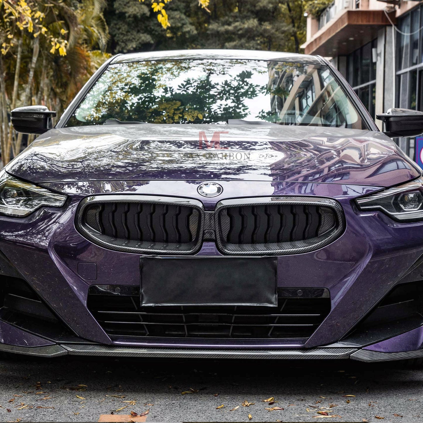 MAX CARBON Performance Echt Dry Carbon Karbon Kühlergrill Nieren passt für BMW G42 M240i Coupe