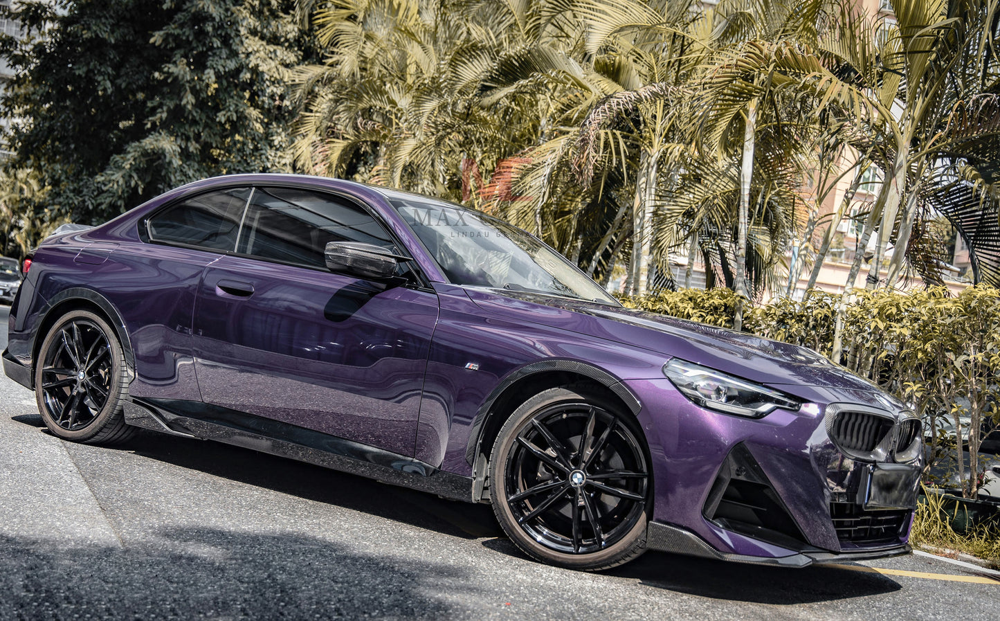 Enjoliveurs de préparation de passage de roue MAX CARBON Performance Dry Carbon pour BMW Série 2 G42 incl.M240i 