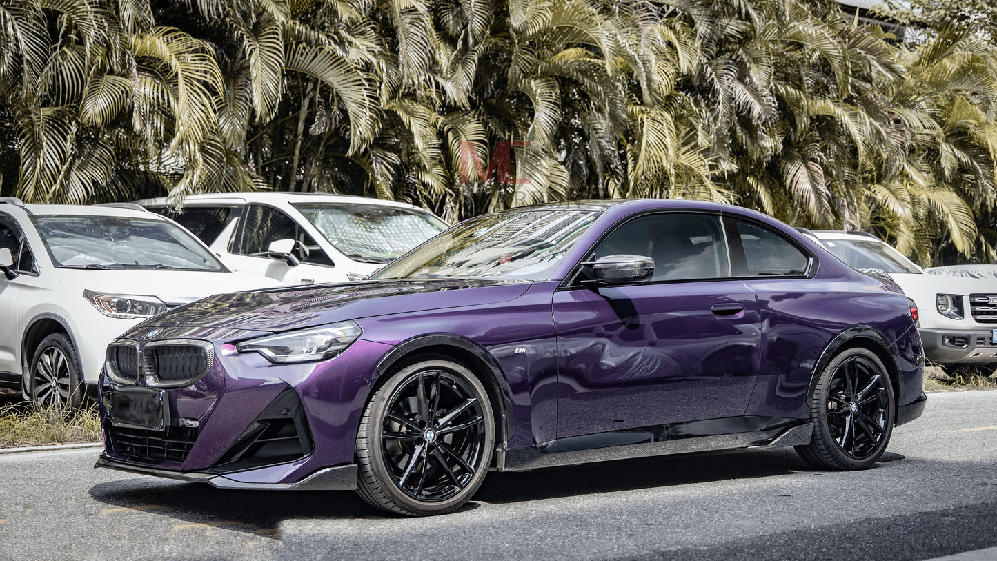 Enjoliveurs de préparation de passage de roue MAX CARBON Performance Dry Carbon pour BMW Série 2 G42 incl.M240i 