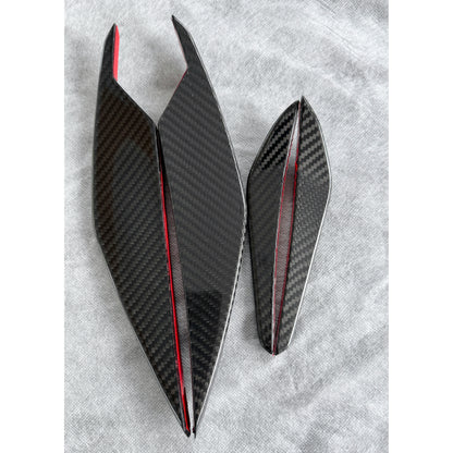 MAX CARBON Aero Flick Dry Carbon Prepreg passend für BMW M3 G80 G81 M4 G82 G83 V3
