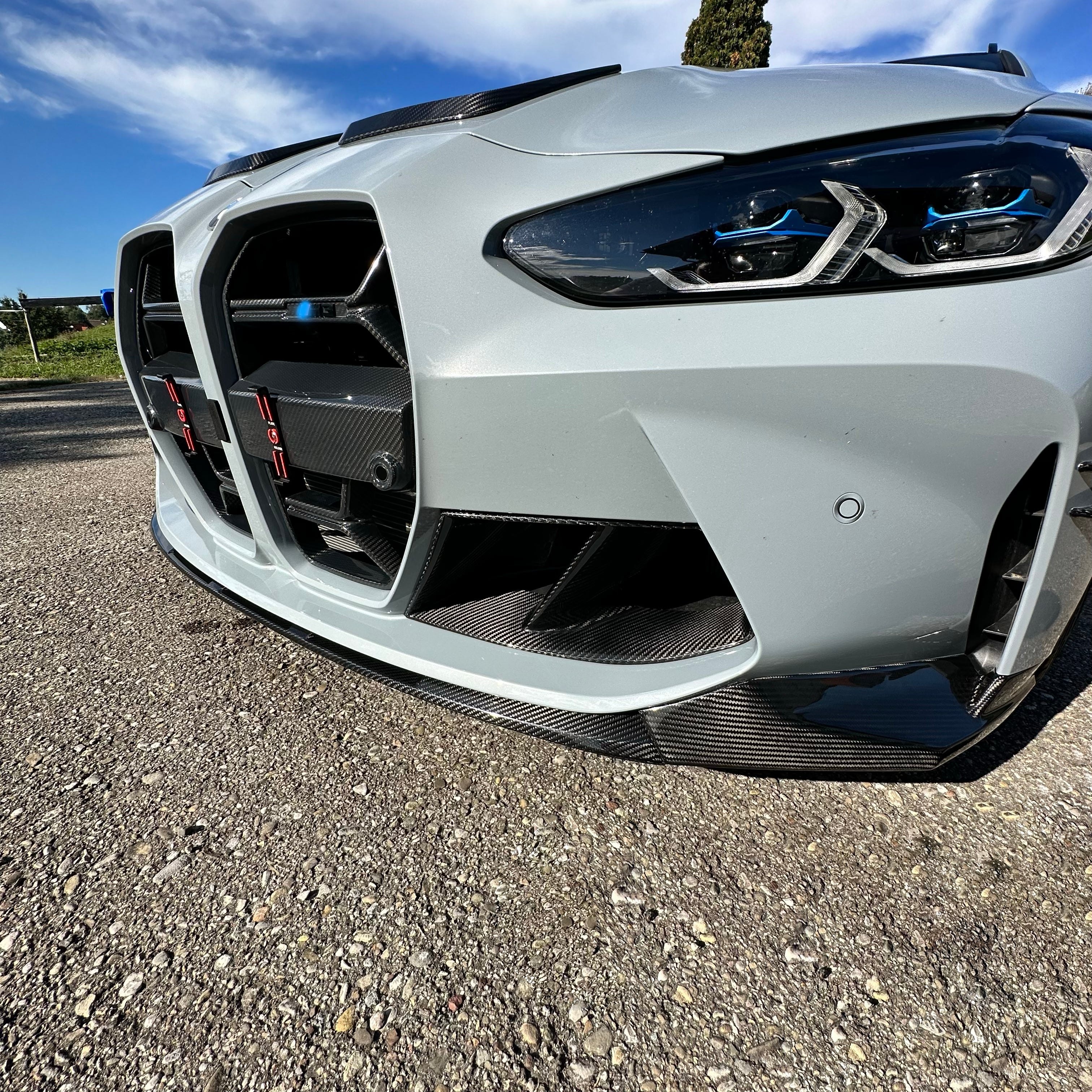 MAX CARBON Prise d'air de performance en carbone sec véritable pour BMW M3 M4 G80 G81 G82 G83 