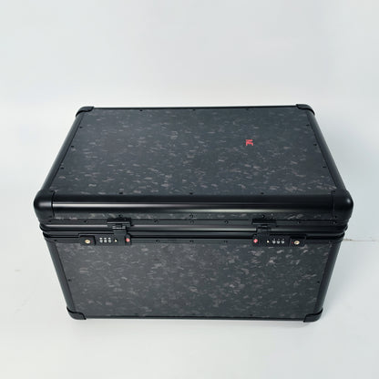 MC MAX CARBON Lifestyle Echt Forged Carbon Motorradkoffer Autokoffer Topcase mit TSA Schloss