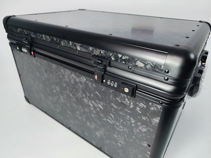 MC MAX CARBON Lifestyle Echt Forged Carbon Motorradkoffer Autokoffer Topcase mit TSA Schloss