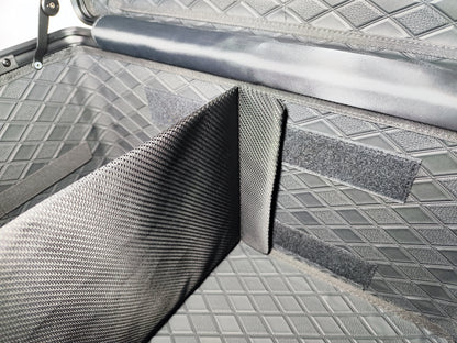 MC MAX CARBON Lifestyle Echt Forged Carbon Motorradkoffer Autokoffer Topcase mit TSA Schloss