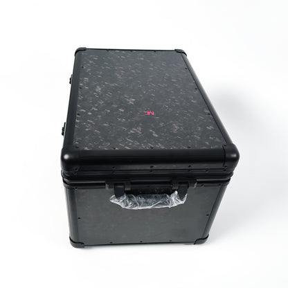 MC MAX CARBON Lifestyle Echt Forged Carbon Motorradkoffer Autokoffer Topcase mit TSA Schloss
