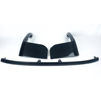 MAX CARBON Performance Ensemble de 3 pièces de fixation avant en carbone sec véritable pour BMW M2 G87