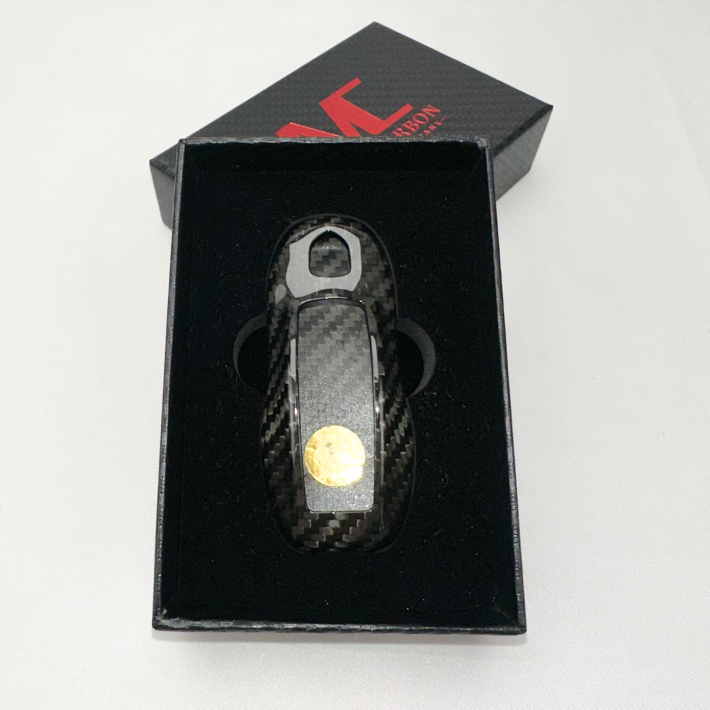 MAX CARBON Premium Schlüssel Gehäuse Ersatz passend für Porsche 911 Cayenne Macan 718 Panamera Cayman Boxster