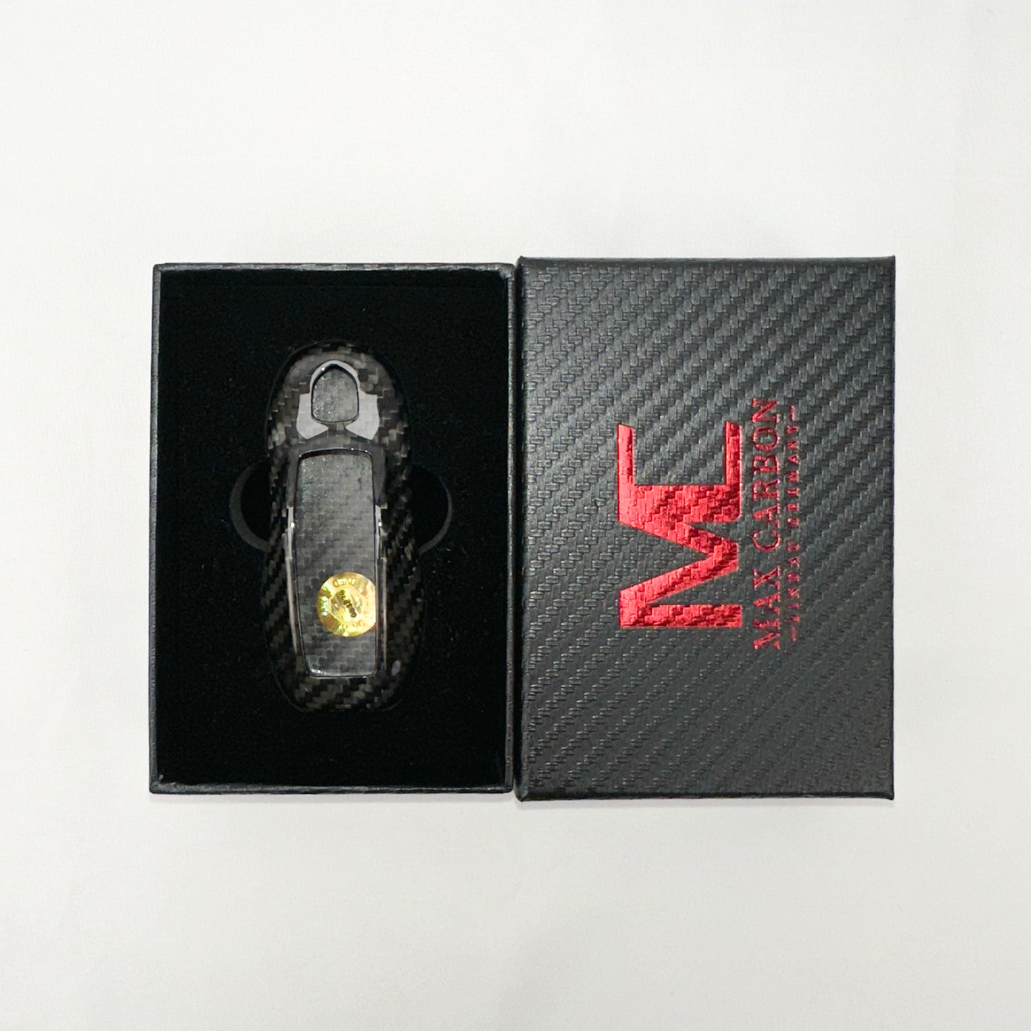 MAX CARBON Premium Schlüssel Gehäuse Ersatz passend für Porsche 911 Cayenne Macan 718 Panamera Cayman Boxster
