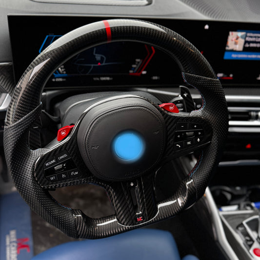 Volant MAX CARBON DRY CARBON adapté pour BMW M2 G87 M3 G80 G81 M4 G82 G83