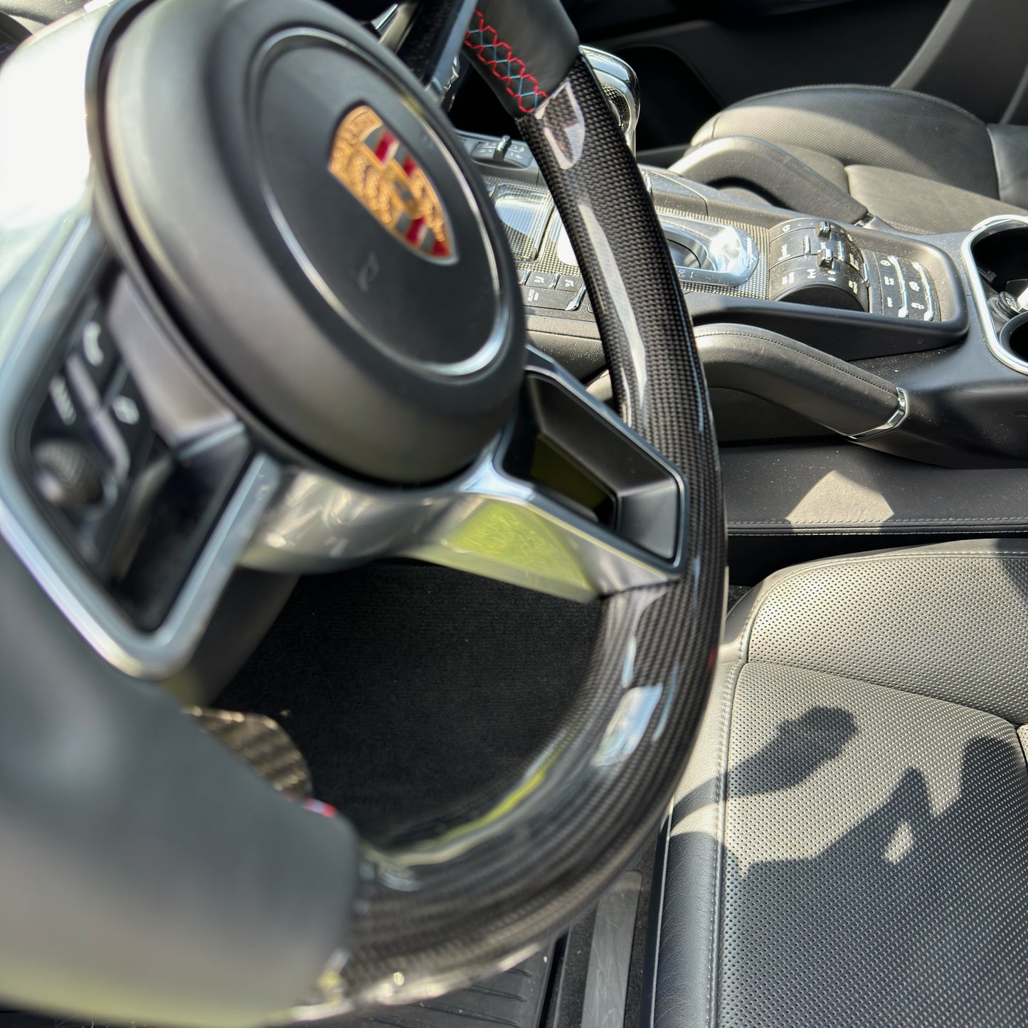 MAX CARBON Performance Carbon Lenkrad Ersatz für Porsche Cayenne Macan 911 Cayman Boxster Panamera