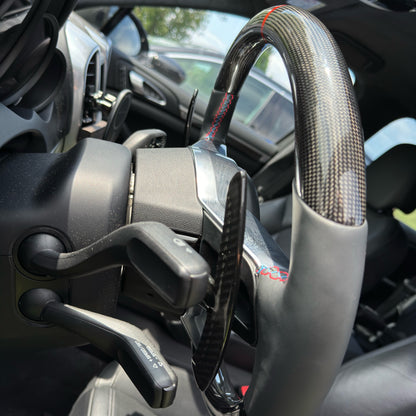 MAX CARBON Performance Carbon Lenkrad Ersatz für Porsche Cayenne Macan 911 Cayman Boxster Panamera