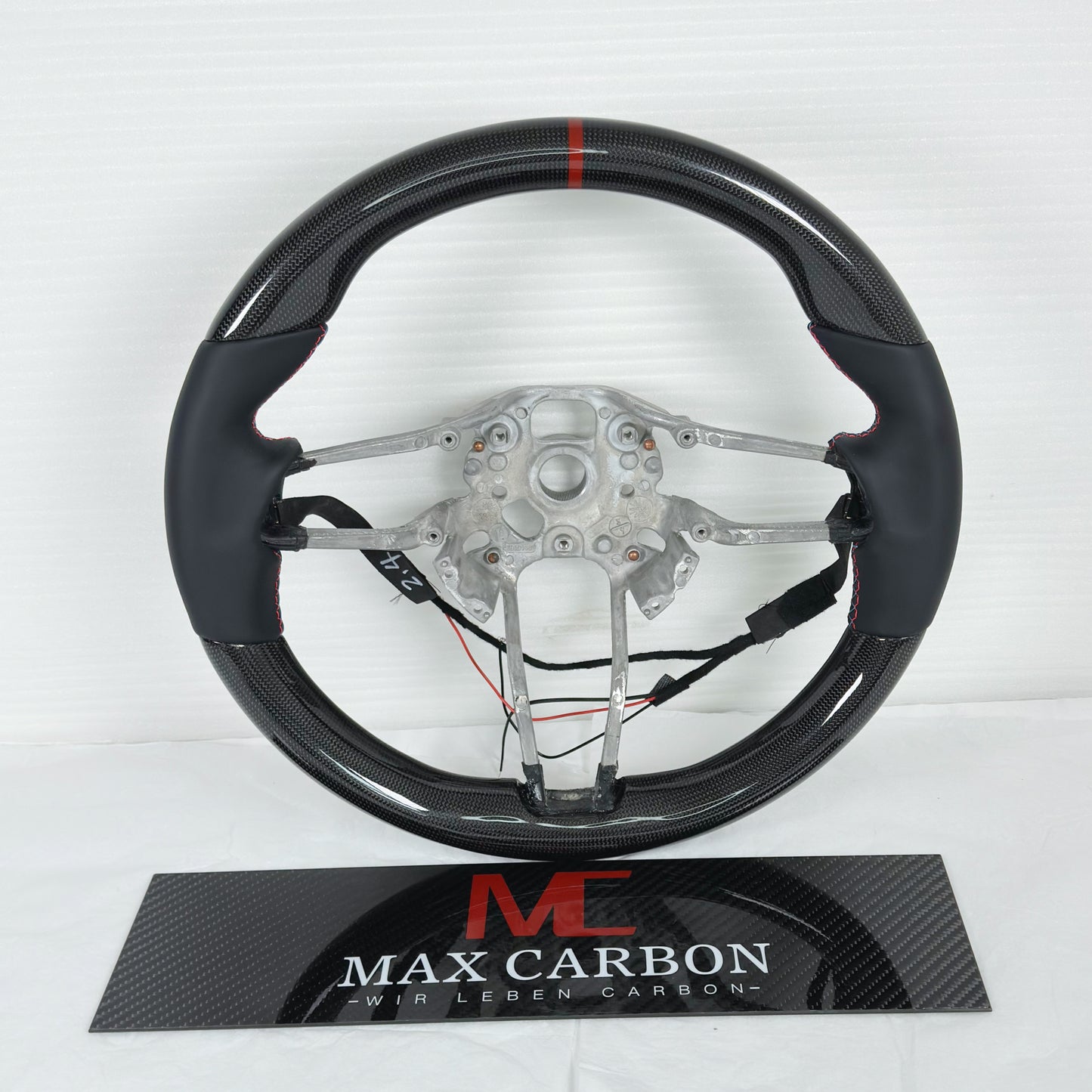 MAX CARBON Performance Carbon Lenkrad Ersatz für Porsche Cayenne Macan 911 Cayman Boxster Panamera