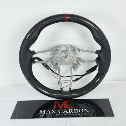 MAX CARBON Performance Carbon Lenkrad Ersatz für Porsche Cayenne Macan 911 Cayman Boxster Panamera