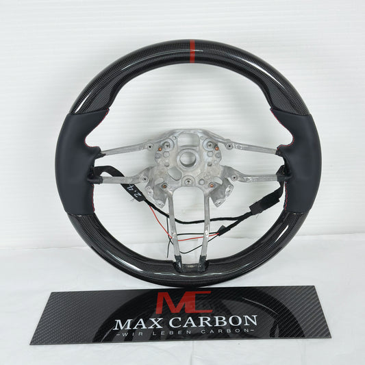 MAX CARBON Performance Carbon Lenkrad Ersatz für Porsche Cayenne Macan 911 Cayman Boxster Panamera