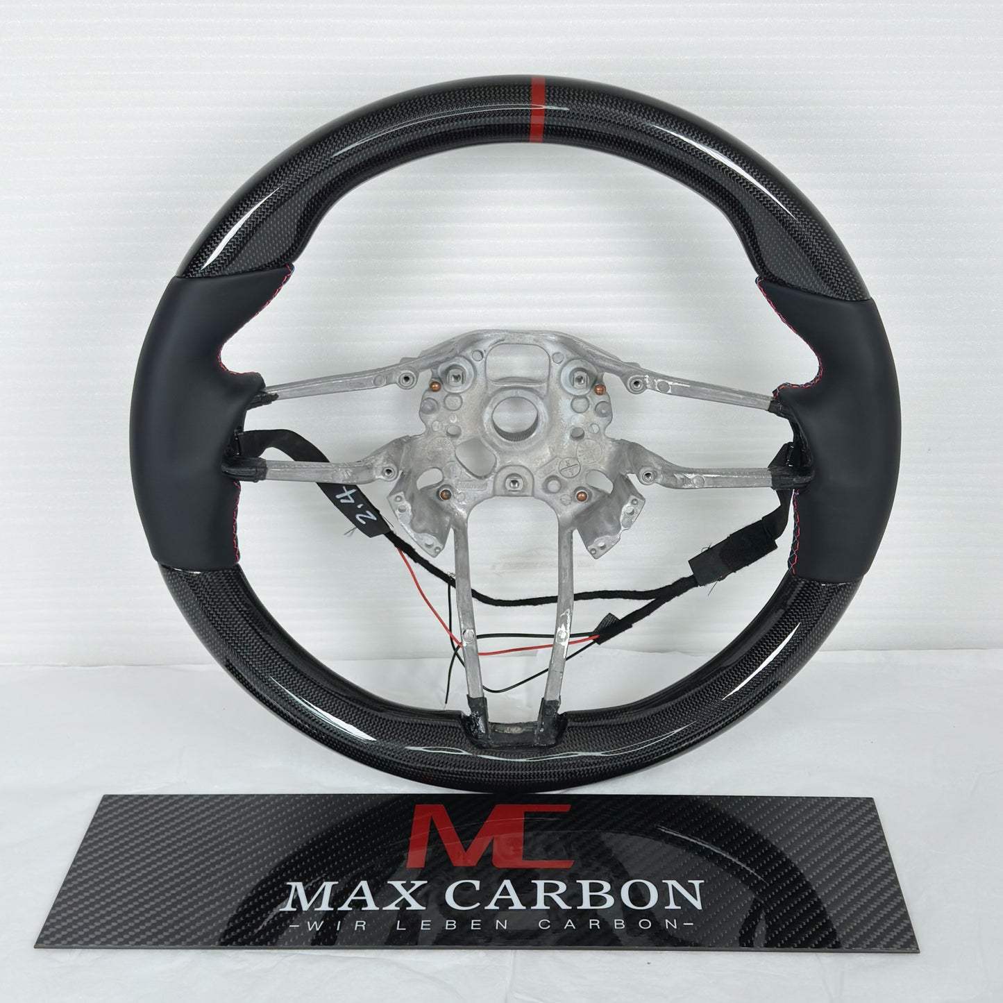 MAX CARBON Performance Carbon Lenkrad Ersatz für Porsche Cayenne Macan 911 Cayman Boxster Panamera