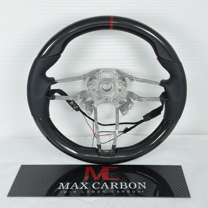 MAX CARBON Performance Carbon Lenkrad Ersatz für Porsche Cayenne Macan 911 Cayman Boxster Panamera