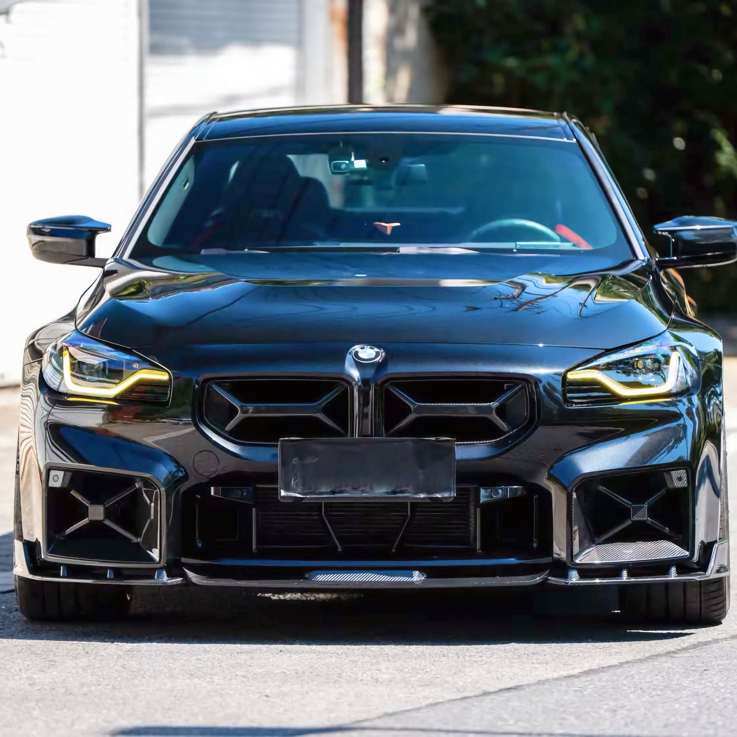 MC Dry Carbon Prepreg Front Attachment Front Lip 3 Piece Set fits for BMW M2 G87 incl. LCI