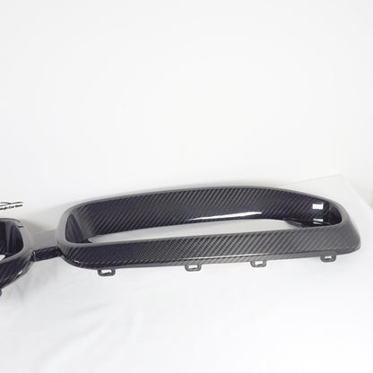 MAX CARBON Performance Echt Dry Carbon Karbon Kühlergrill Nieren passt für BMW G42 M240i Coupe