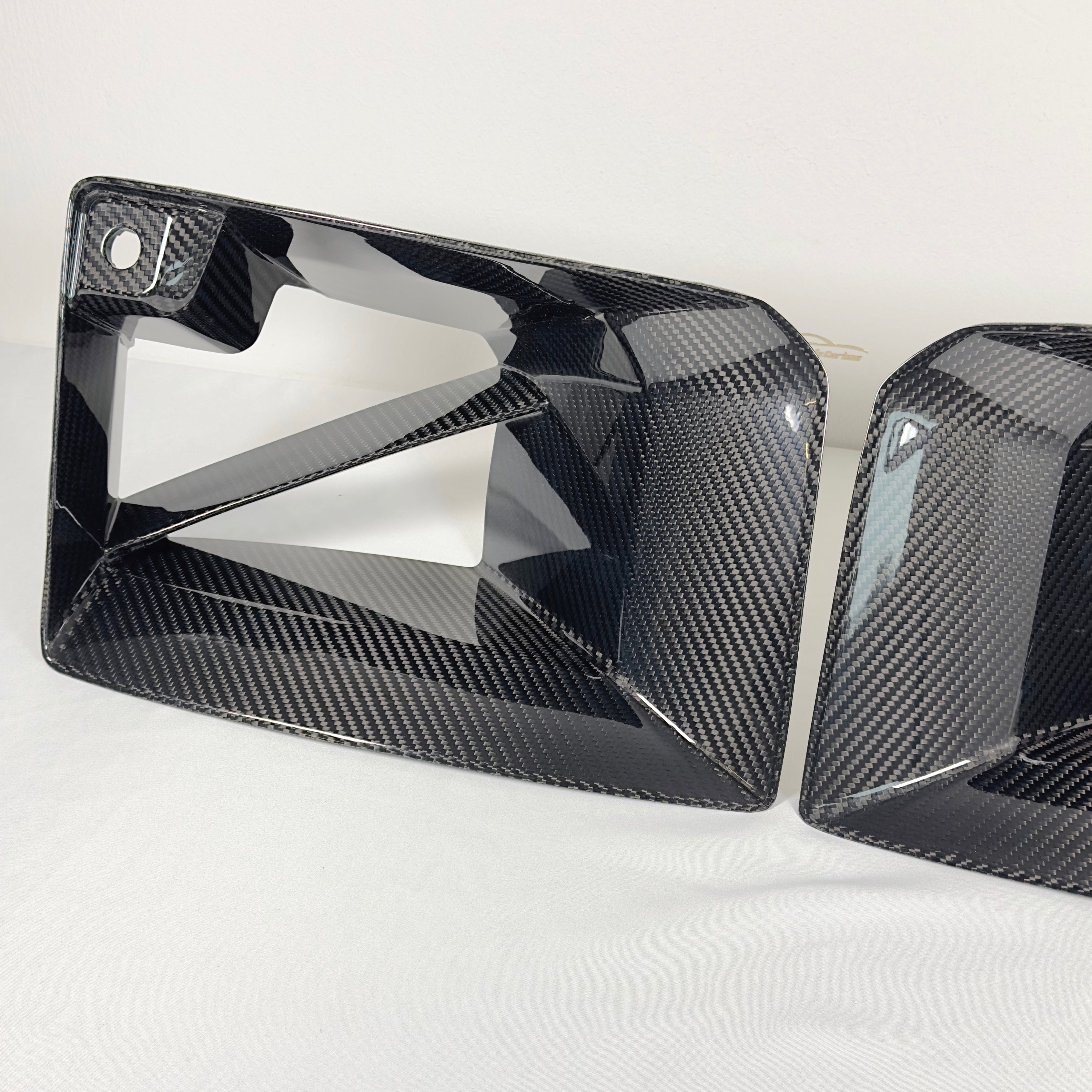 MAX CARBON Performance Echt Voll Karbon Dry Carbon Lufteinlass Front Flaps Performance Für BMW M2 G87