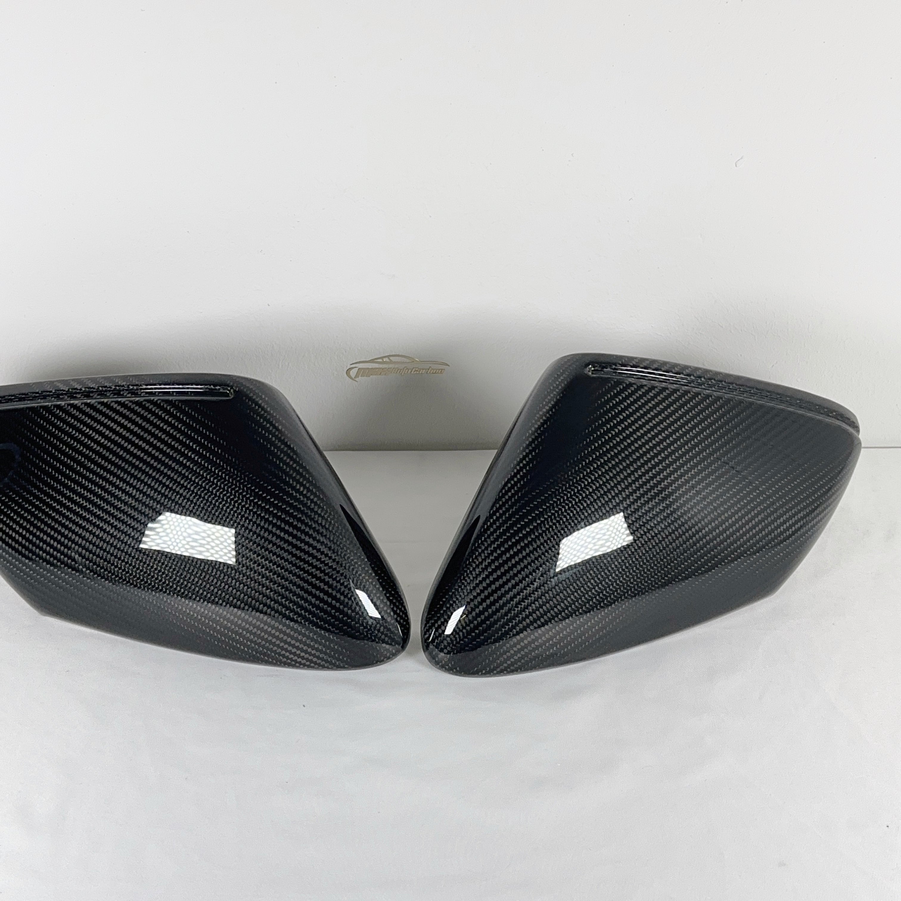 MAX CARBON Performance echt dry Carbon Karbon Ersatz mirror Caps Spiegelkappen für Porsche 911 992 Taycan