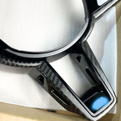 MAX CARBON Dry Carbon Prepreg Lenkrad Spange Ersatz für BMW M2 G87 LCI M3 G80 G81 LCI M4 G82 G83 LCI