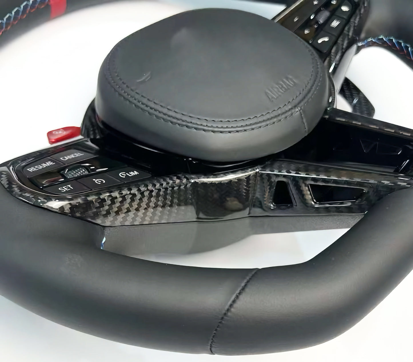 MAX CARBON Dry Carbon Prepreg Lenkrad Spange Ersatz für BMW M2 G87 LCI M3 G80 G81 LCI M4 G82 G83 LCI