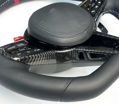 MAX CARBON Dry Carbon Prepreg Lenkrad Spange Ersatz für BMW M2 G87 LCI M3 G80 G81 LCI M4 G82 G83 LCI