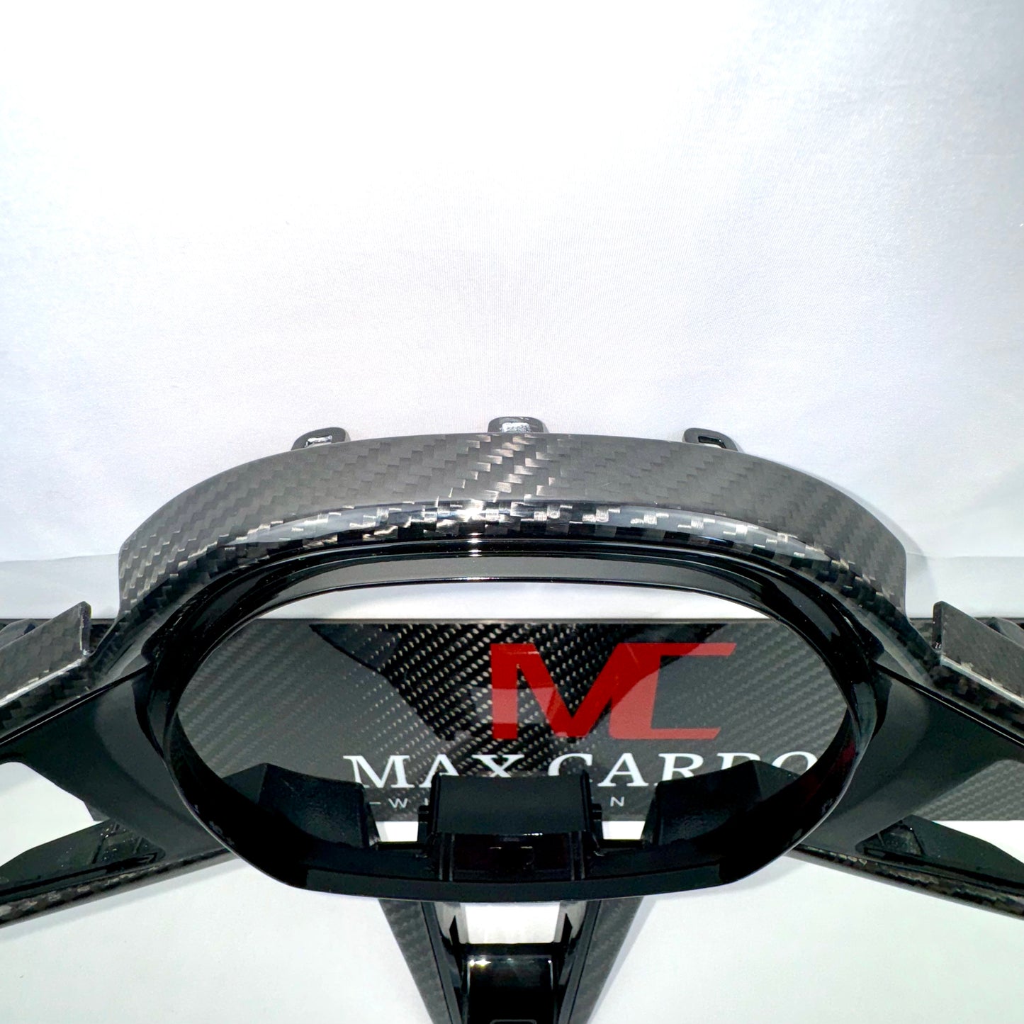 MAX CARBON Dry Carbon Prepreg Lenkrad Spange Ersatz für BMW M2 G87 LCI M3 G80 G81 LCI M4 G82 G83 LCI