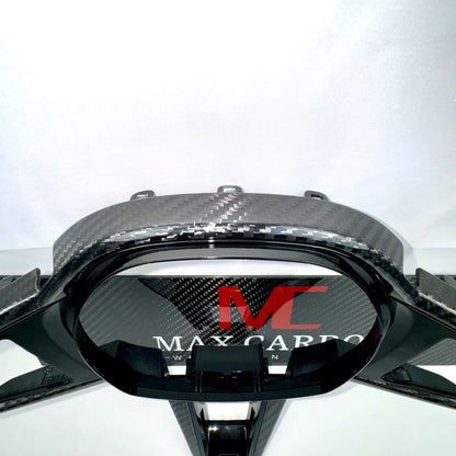 MAX CARBON Dry Carbon Prepreg Lenkrad Spange Ersatz für BMW M2 G87 LCI M3 G80 G81 LCI M4 G82 G83 LCI