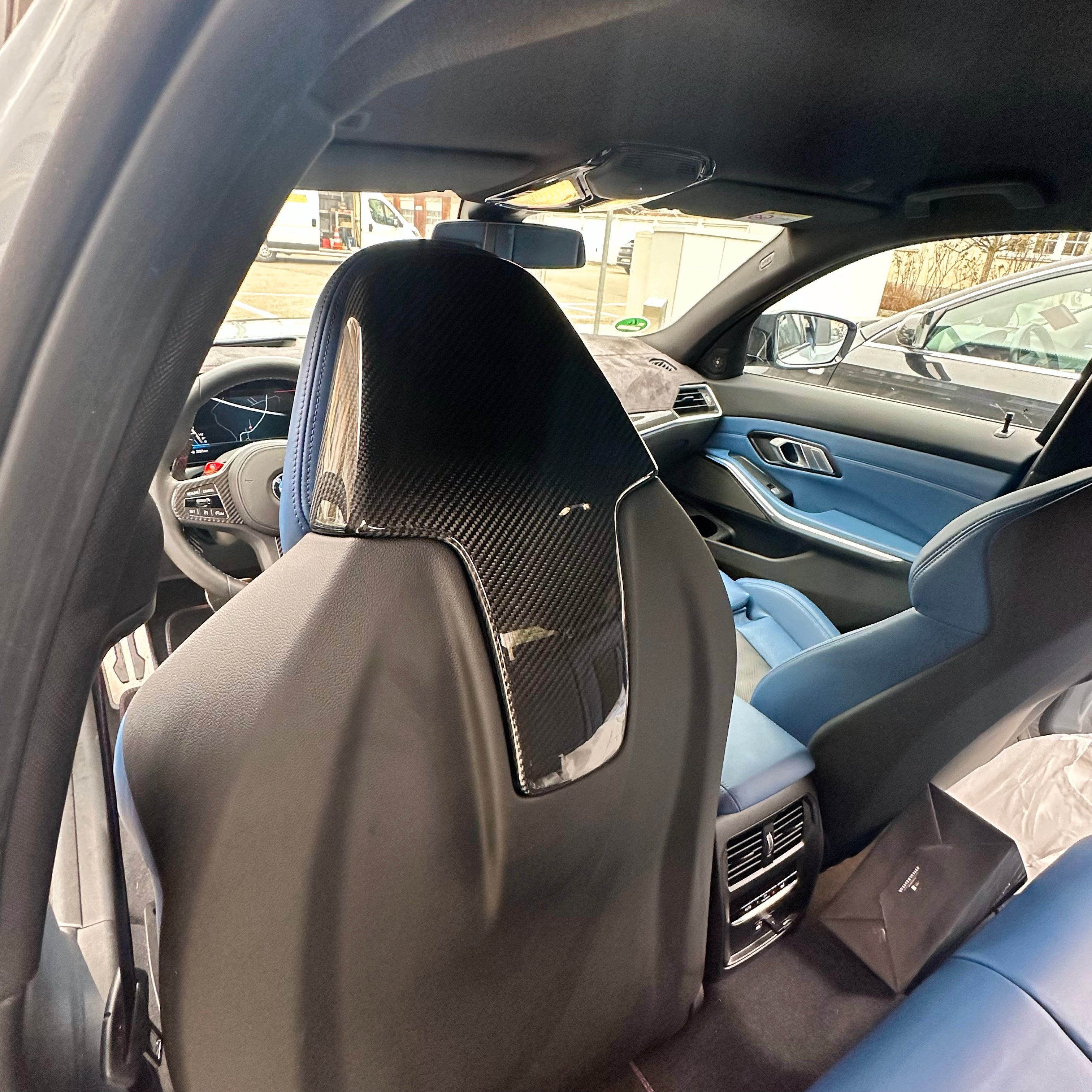 MAX CARBON Performance Sitz Abdeckung Cover für BMW M3 M4 G80 G81 G82 G83 X3M X4M F97 F98 M8 F91 F92 F93
