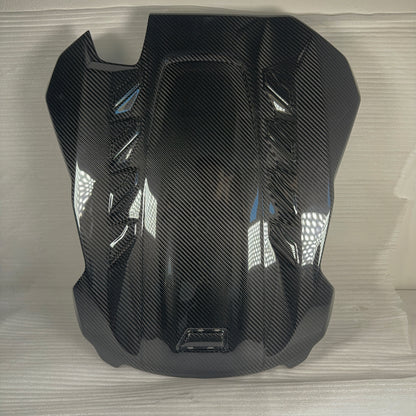 MAX CARBON Performance Trockencarbon Motorabdeckung Motorraum Ersatz für BMW X5M X6M F95 F96