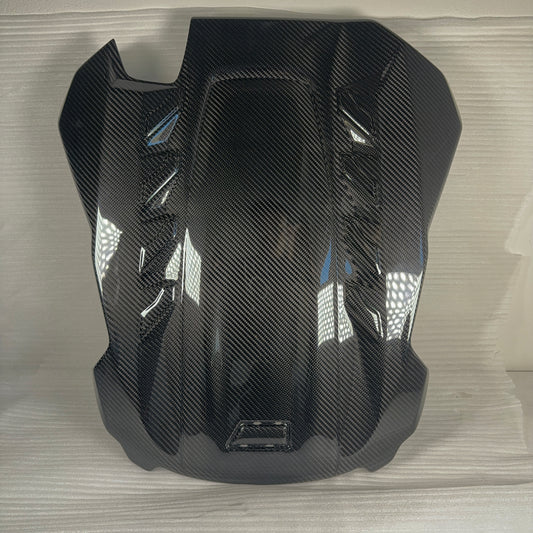 MAX CARBON Performance Trockencarbon Motorabdeckung Motorraum Ersatz für BMW X5M X6M F95 F96