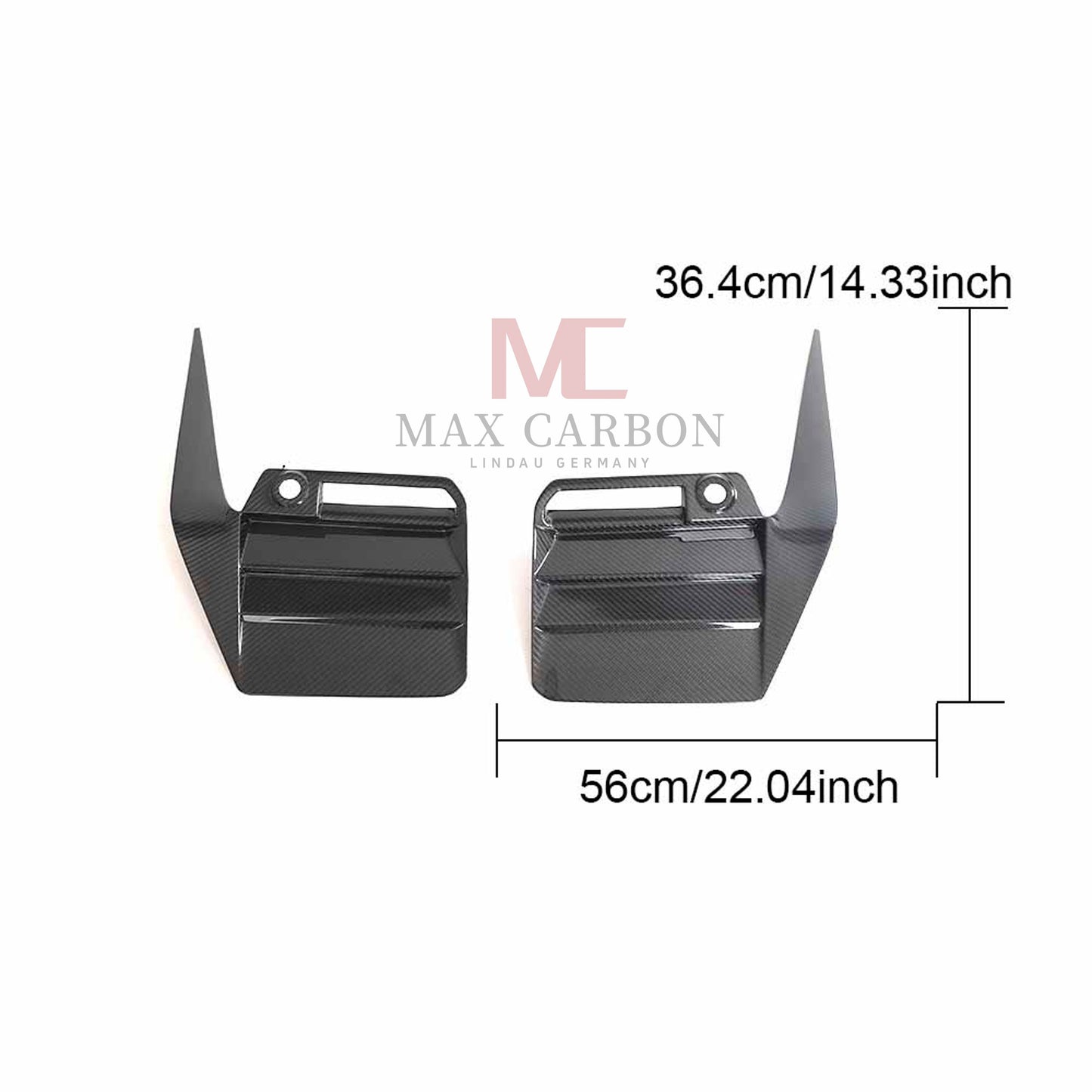 MC Performance Dry Carbon Prepreg Rear Rear Attachment Sticker On ADD-ON for BMW G87 M2