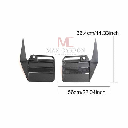 MC Performance Dry Carbon Prepreg Rear Rear Attachment Sticker On ADD-ON for BMW G87 M2
