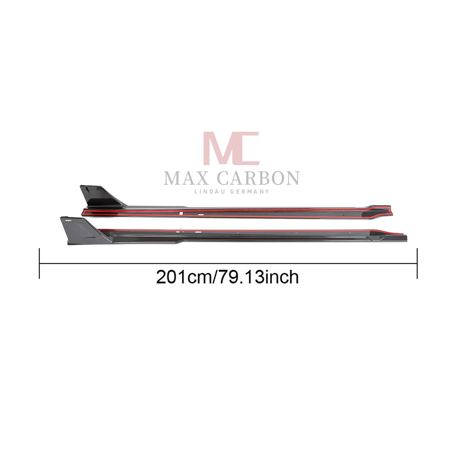 MC Dry Carbon Prepreg Performance Seiten Schweller side skirt passend für BMW M2 G87 inkl. LCI