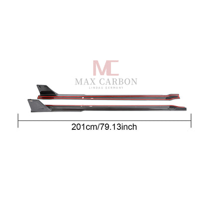 MC Dry Carbon Prepreg Performance Seiten Schweller side skirt passend für BMW M2 G87 inkl. LCI