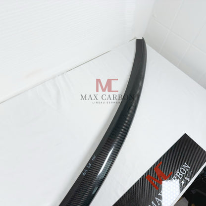 MC MAX CARBON Performance Sport Abrisskante Heck Spoiler Lippe für Audi A4 S4 RS4 B9 Limosine