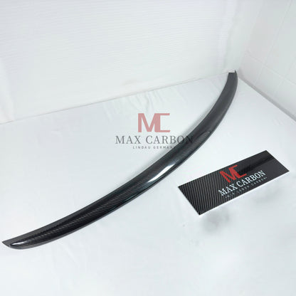 MC MAX CARBON Performance Sport Abrisskante Heck Spoiler Lippe für Audi A4 S4 RS4 B9 Limosine