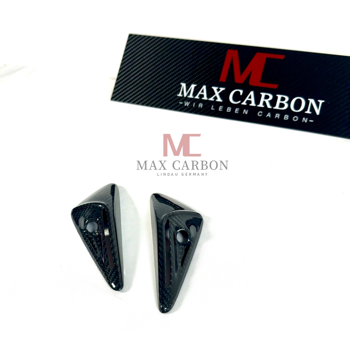 Cadres latéraux de caméra MC MAX CARBON Performance dans un ensemble pour TESLA MODEL 3 MODEL Y 